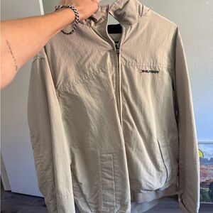 Tommy Hilfiger Men's Beige Windbreaker